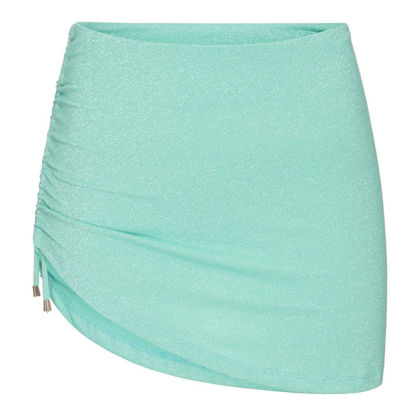 Alagoas Shores Collection - Turquoise Tides Bikini Set Top, High Waist Bottom and Skirt