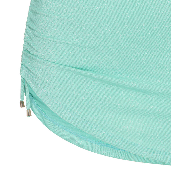 Alagoas Shores Collection - Turquoise Tides Bikini Set Top, High Waist Bottom and Skirt