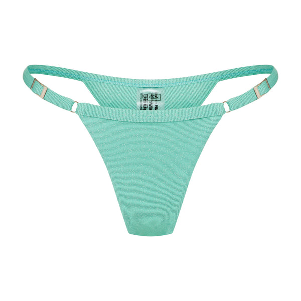 Alagoas Shores Collection - Turquoise Tides Bikini Set Top, Adjustable Bottom and Skirt