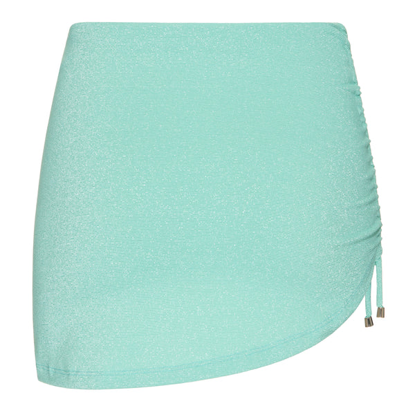 Alagoas Shores Collection - Turquoise Tides Bikini Set Top, High Waist Bottom and Skirt